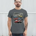 thumbnail image 4 of Still Plays With Cars Ford Falcon T-shirt 60-70s Classic Muscle Car Men's Tee, 4 of 7