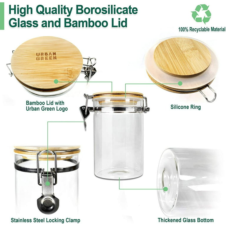Life Without Plastic Stainless Steel Rectangular Airtight Food Storage Container with Bamboo Lid- 1200 ml / 40 oz
