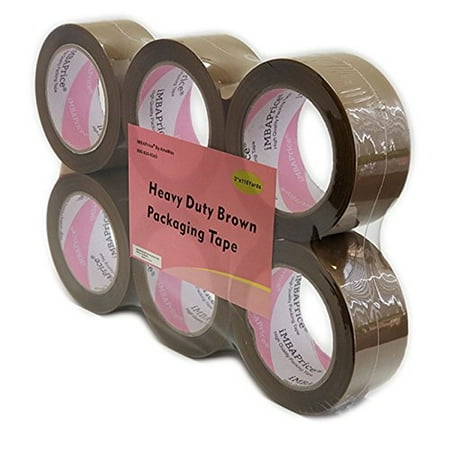 iMBAPrice 3-inches Shipping Packaging Tape - 1 Box of Premium (24 Roll of 110 Yards) 24 x 330 Feet Long 3