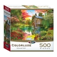thumbnail image 3 of RoseArt Colorluxe 500-Piece Sunset at the Mill Adult Jigsaw Puzzle, 3 of 6