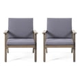 thumbnail image 2 of Dark Grey Club Chair from Acacia Wood / Outdoor Lounging Pleasure, 2 of 4