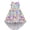 Purple Flower, variant on Girls Dress Rainbow Smocked Halter Children Clothing 9-10