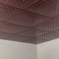 thumbnail image 5 of FASÄDE Dome Decorative Vinyl 2ft x 2ft Lay in Ceiling Panel in Moonstone Copper (5 Pack), 5 of 5