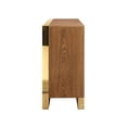 thumbnail image 6 of Inspired Home Moani Sideboard Buffet 4 Doors, 2 Adjustable Shelves, Ash Brown, 6 of 10