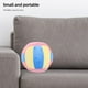 thumbnail image 2 of Almohada de peluche de voleibol, juguete para tirar, almohada de viaje para dormir con forma de voleibol deportivo, 2 of 8