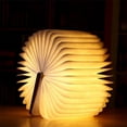 thumbnail image 3 of Lámpara de Libro Plegable 3D LED Multicolor con Carga USB, Lámpara de , Luz Portátil para Regalos de Cumpleaños y Vacaciones A, 3 of 5