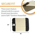 thumbnail image 4 of K&H Pet Products Lectro-Soft Replacement Cover Fleece Large 25 X 36 Inches, 4 of 10