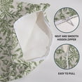 thumbnail image 6 of Sage Green Floral Block Print Pillow Covers 16x16 Set of 2 Vintage Flower Decorative Throw Pillows Outdoor Rustic Farmhouse Pillowcases Cushion Case Decor for Home Sofa Couch Bed, 6 of 7