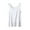 White, variant on Nnhblu Coffee Women Round Neck Tank Tops Summer Sleeveless Wide Strap Casual Tops Loose Fit Banded Bottom Shirts Tops M-XXL