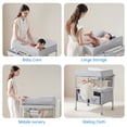 thumbnail image 7 of Sweeby Baby Changing Table, Foldable Diaper Station with Organizer and Waterproof Pad, 7 of 7