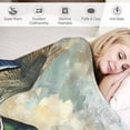 thumbnail image 3 of Vintage Flying Mallard Duck Flannel Warm Throw 50"x60" Vintage Animal Anas Platyrhynchos Bird Home Decor Warm And Cozy Throws for Couch Bed Living Room Throw Blanket, 3 of 8