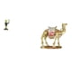 thumbnail image 1 of Figura de escritorio, camarero, estatua de rana, figura de camello, estatua de animal de resina, adorno coleccionable, decoración de arte moderno, ade, 1 of 8
