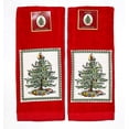 thumbnail image 4 of Spode Christmas Tree Kitchen Towel - Set of 2 (Red Tree), 4 of 4