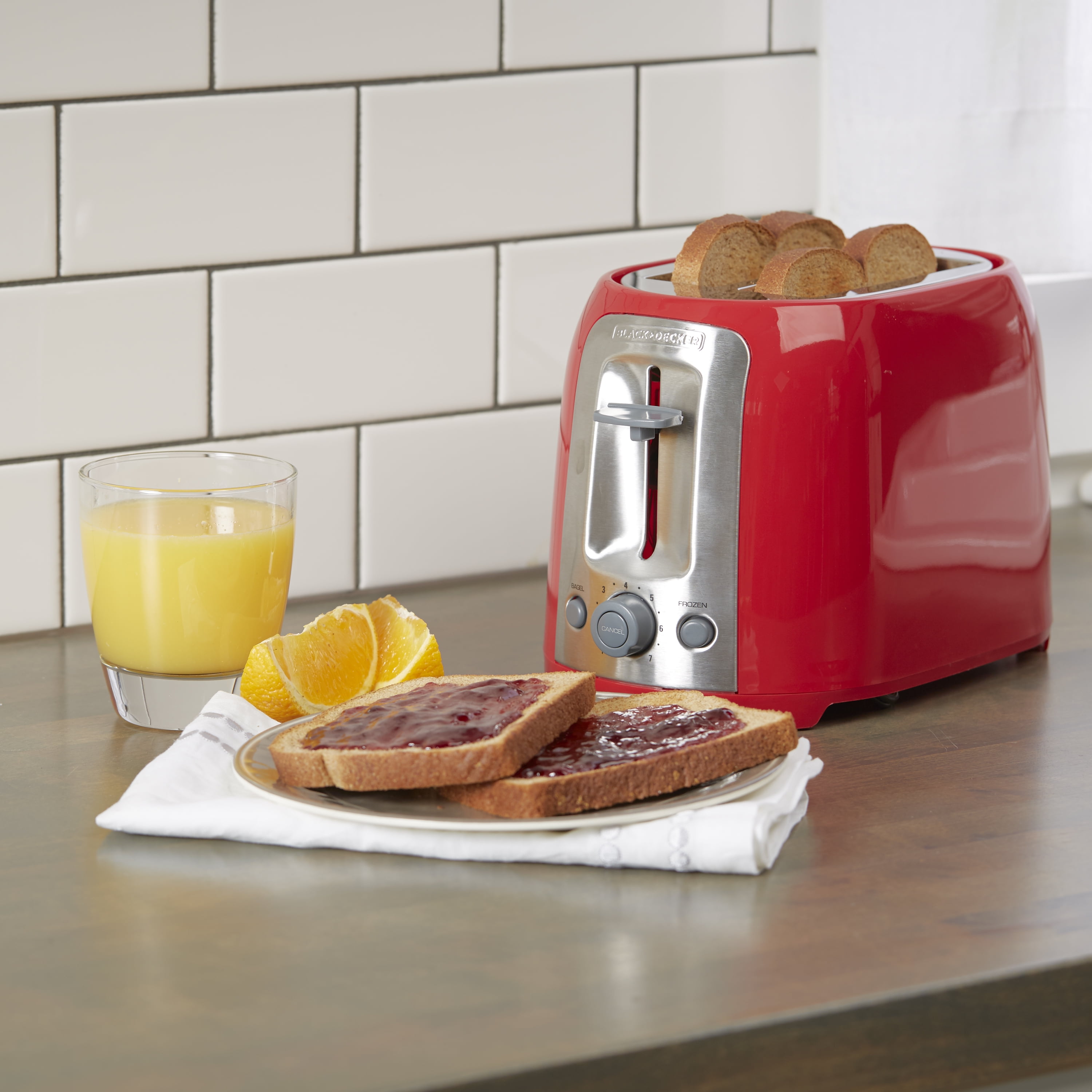 2-Slice Toaster | Red