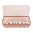 thumbnail image 2 of Cubertero con Tapa - Plástico, Transparente, Apto para Alimentos - para Cajón de Cocina, Organizador de Utensilios Palillos, 2 of 7