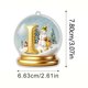 thumbnail image 3 of Adorno para coche de acrílico con 26 letras de cristal amarillo, colgante para árbol de Navidad, decoración del hogar, 3 of 3