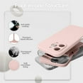 thumbnail image 5 of for iPhone 16 Pro Max Case, Liquid Silicone Case with Camera Protection Soft Gel Rubber Cover with Microfiber Lining Shockproof Protective Phone Case for iPhone 16 Pro Max 6.9", Light Brown, 5 of 5