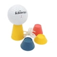 thumbnail image 2 of Golf Tees 4 In 1 Different Heights Rubber Winter Golf Tees Driver Home Range Ball Training Practice Outdoor Sports Golf Tees Yellow, 2 of 6