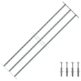 thumbnail image 1 of Grille de Sécurité Réglable pour Fenêtres avec 3 Barres Transversales 1000-1500 mm, 1 of 3