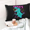 thumbnail image 6 of Vsdgher Rex Dinosaur With Sunglasses Print Pillow Cases -Iconic Collection Pillowcases -Extra Soft, Not easy to deform,not pilling Export quality, 6 of 8