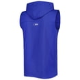 thumbnail image 3 of Men's MSX by Michael Strahan Royal Indianapolis Colts Relay Sleeveless Pullover Hoodie, 3 of 3