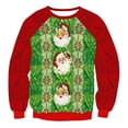 thumbnail image 1 of Jerseys navideños para hombres, suéter de cuello redondo con estampado 3D de reno, ropa superior para pareja, sudaderas de fiesta navideña, 1 of 4