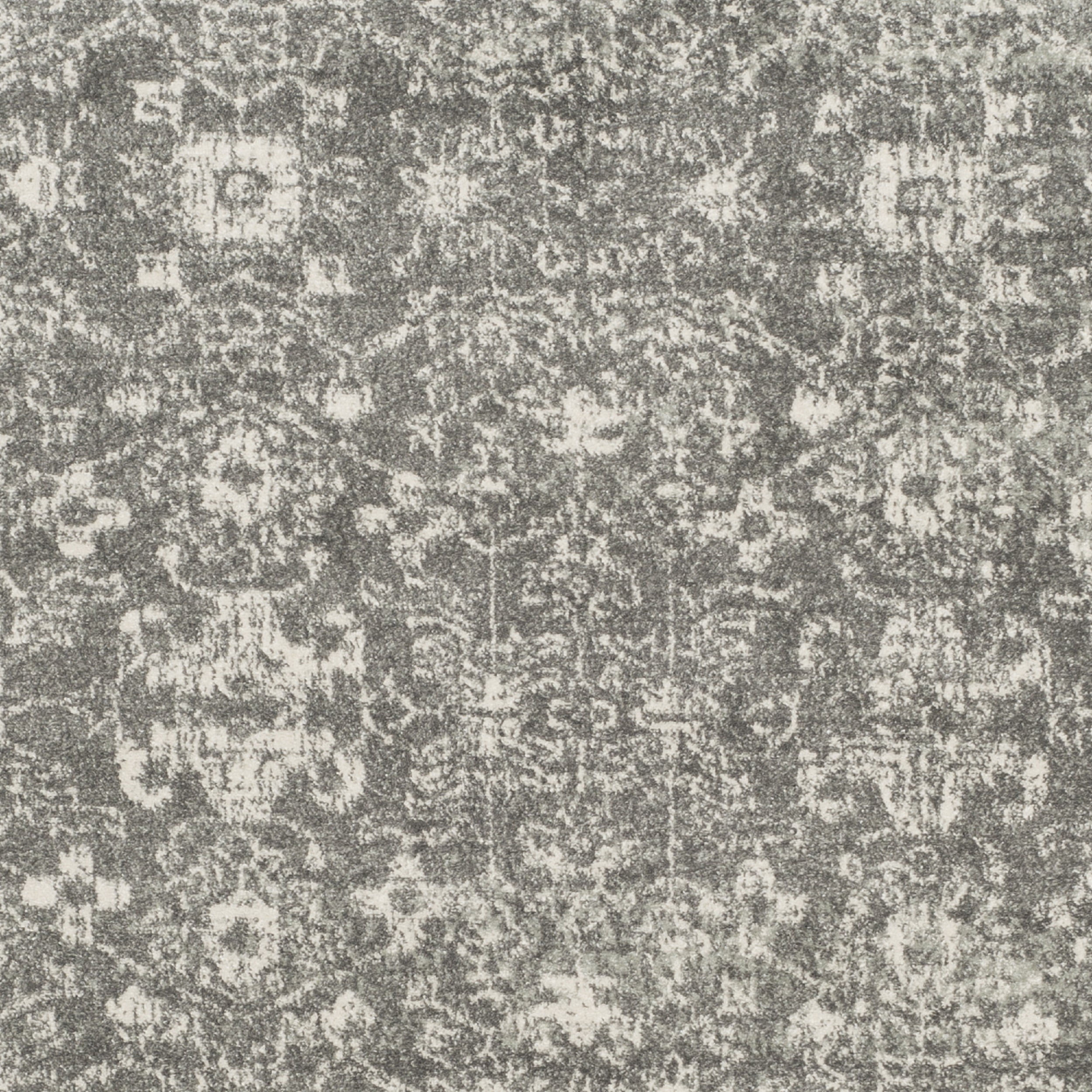 SAFAVIEH Evoke Denica Traditional Bordered Runner Rug, Grey/Ivory, 2'2" x 13'