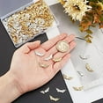 thumbnail image 4 of 200 Pcs Wing Charm Beads 2 Color Angel Charm Pendants Angel Fairy Spacer Beads for Jewelry Making DIY, 4 of 7