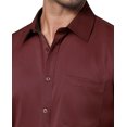 thumbnail image 3 of Youclos Men's Long Sleeve Dress Shirts Slim Fit Wrinkle Free Button Down Shirts, 3 of 6