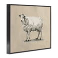 thumbnail image 4 of Stupell Industries Traditional Minimal Sheep Animals & Insects Painting Black Framed Art Print Wall Art, 20 x 16, 4 of 10