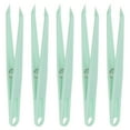 thumbnail image 1 of Unique Bargains Sticker Tweezers for Crafting Straight Pointed Tip with Spring, Green, 5 Pieces, 1 of 4