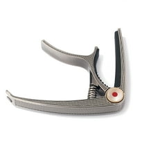 Clamp Key Capo Acoustic/Electric Guitar Black Nickel Portable 6 String