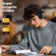 thumbnail image 4 of Monster Persona Auriculares con cancelación de ruido inalámbricos, auriculares Bluetooth sobre la oreja, auriculares inalámbricos Audio Hi-Fi graves profundos, carga rápida 40H tiempo de reproducción, 4 of 5