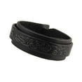 thumbnail image 4 of Brazalete de cuero para hombre Perfecl ancho de capas dobles Negro, 4 of 8