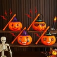thumbnail image 7 of DAMAI Halloween Pumpkin Lantern,Portable Decoration Singing Pumpkin Lantern,Party Expression Ghost Festival Luminous Portable Lamp Props Sound Props, 7 of 7