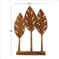 thumbnail image 4 of DecMode Teak Wood Abstract Natural Sculpture Brown, 4 of 10