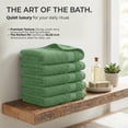 thumbnail image 6 of RIVERSIDE Hand Towel 6 Pack 16x28 Soft and Quick Dry Cotton Towels for Home Gym & Spa - Sage, 6 of 8