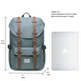 thumbnail image 2 of KAUKKO Laptop Outdoor Backpack, Traveling Rucksack Fits 15.6 Inch Laptop(5-7-Grey Point), 2 of 5