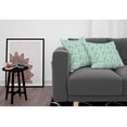 thumbnail image 3 of Ambesonne Lemons Throw Pillow Cover 2 Pack, Piping Hot Lemon Tea, 18", Pale Blue Cream Teal, 3 of 5
