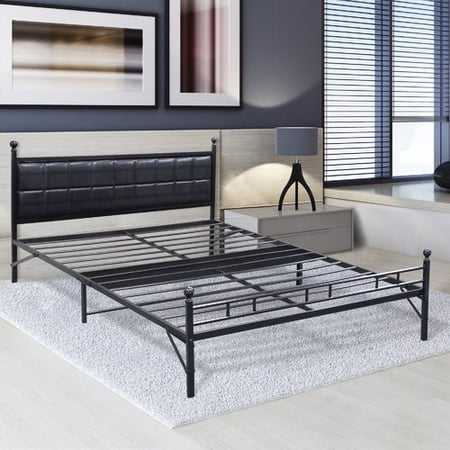 Steel Bed Pedestal - Orren Ellis Uriel Steel Platform Bed Frame