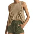 thumbnail image 3 of Womens Peplum Babydoll Tank Tops Summer Sleeveless Loose T Shirts Casual Shirred Flowy Tops, 3 of 7
