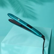 Bio Ionic Teal Tides 10X Styling Iron, 1 Inch Flat Iron with Sonic Vibrating Plates, Limited Edition