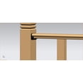 thumbnail image 4 of Myard Deck Horizontal Railing Connectors Brackets with Screws for 2X4 (Actual 1.5X3.25) Inches Pressure-Treated Wood Moulded Handrail (2 Pcs, Black), 4 of 6