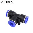 thumbnail image 1 of Conector neumático HEBAI, tubo conector de aire, accesorios de liberación rápida, manguera de empuje de agua, conectores de plástico de 4/6/8/10/12/14mm PU, 1 of 5