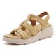thumbnail image 2 of Sandalias Abiertas para Mujeres Cuña Ligeros Summer Beach (39) Amarillo, 2 of 9