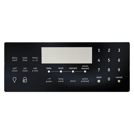 

Choice Manufactured Parts 316419828CM Choice Parts 316419828 for Electrolux Frigidaire Range Oven Black Control Clock Overlay