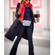 thumbnail image 2 of Riñonera para Mujer Riñonera Riñonera Resistente al Agua Ligera Moda Pecho Bolsas con 3 Bolsillos con Cremallera para Viajes Correr Senderismo Ciclismo CA0 PU Cuero Gris esquí esquí Gafas de esquí, 2 of 5