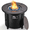 Black, variant on TLGREEN 30" Propane Fire Pit Table with Lid and Blue Stone, 50,000 BTU Auto-Ignition Circular Gas Fire Pit for Outdoor