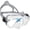 White/Blue, variant on Cressi Big Eyes Evolution Crystal Mask