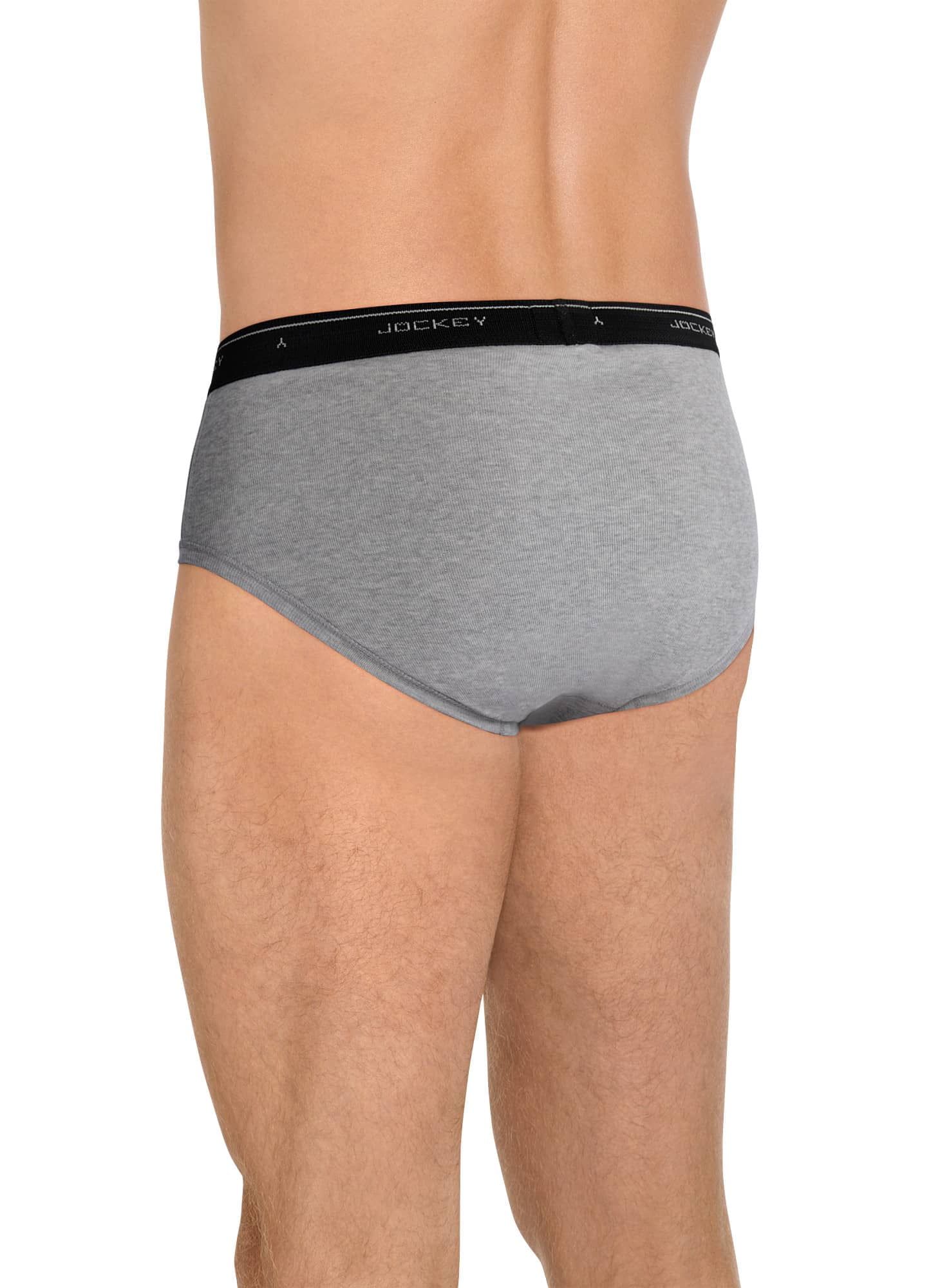 Jockey Men's Classic Low Rise Brief, 3 Pack, 100% Cotton, Y-Front